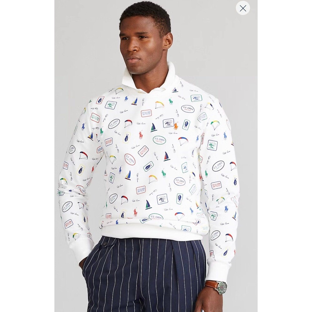 Ralph Lauren Polo Golf: US Open Double-Knit Graphic Sweatshirt